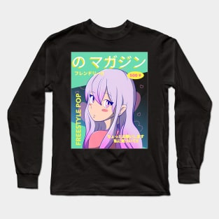 Lovely Anime Girl Long Sleeve T-Shirt